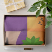 PAPIER MOUSSELINE ÎLE TROPICALE (Cadeau)