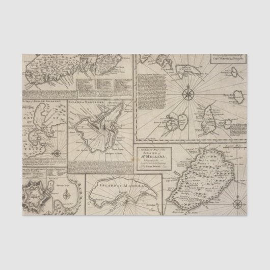 Papier Mousseline Îles africaines (Recto)