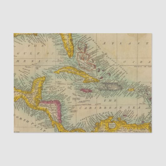 Papier Mousseline Îles occidentales de l'Inde (Recto)