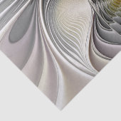 Papier Mousseline Illusion d'optique abstrait 3D fractal avec profon (Détail)