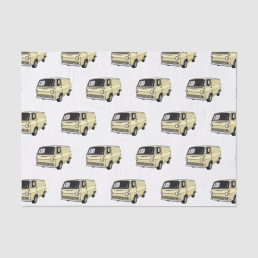 Papier Mousseline Illustration classique de van (Recto)