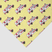 Papier Mousseline Illustration d'ambulance (Détail)