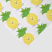 Papier Mousseline Illustration d'ananas mignon (Détail)