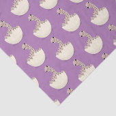 Papier Mousseline Illustration d'autruche pour bébé à couver mignon (Détail)
