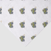 Papier Mousseline Illustration de bande dessinée d'un éléphant (Détail)