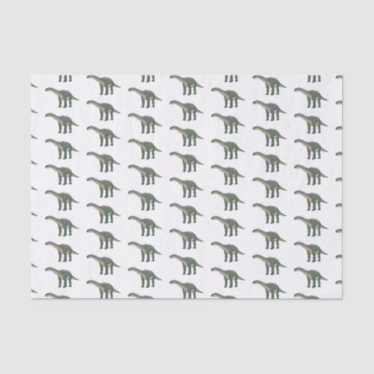 Papier Mousseline Illustration de Barapasaurus (Recto)