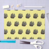 Papier Mousseline Illustration de bateau pirate (Artisanat)