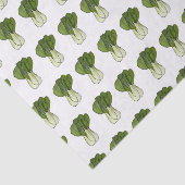Papier Mousseline Illustration de Bok choy (Détail)