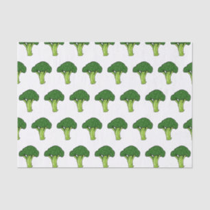 Papier Mousseline Illustration de Broccoli
