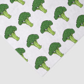 Papier Mousseline Illustration de Broccoli (Détail)