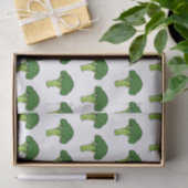Papier Mousseline Illustration de Broccoli (Cadeau)