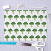 Papier Mousseline Illustration de Broccoli (Artisanat)