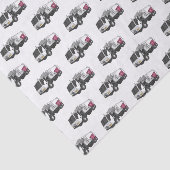 Papier Mousseline Illustration de camion à ordures (Détail)