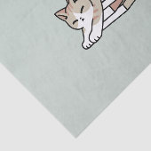 Papier Mousseline Illustration de chat Lover - Curled Up & Cosy (Détail)