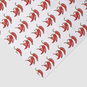 Papier Mousseline Illustration de chili (Détail)