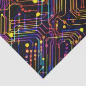 Papier Mousseline Illustration de conception de carte de circuit Cus (Détail)