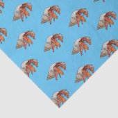 Papier Mousseline Illustration de crabe ermite (Détail)