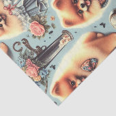 Papier Mousseline Illustration de Cute Pomeranian (Détail)