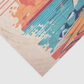 Papier Mousseline Illustration de Decoupage Desert Cactus (Détail)