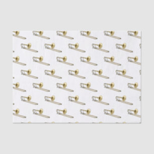 Papier Mousseline Illustration de dessin animé de Trombone