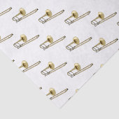 Papier Mousseline Illustration de dessin animé de Trombone (Détail)