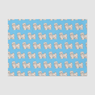 Papier Mousseline Illustration de dessin de chien de Havan