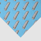 Papier Mousseline Illustration de dessin d'Harmonica (Détail)