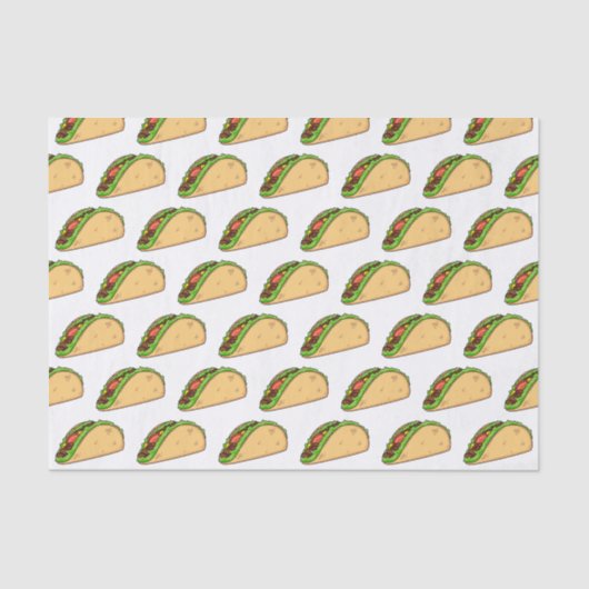 Papier Mousseline Illustration de dessin sur Taco (Recto)