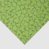 Papier Mousseline Illustration de feuille de trèfle (Détail)
