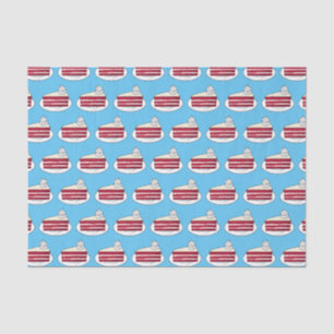 Papier Mousseline Illustration de gâteau en velours rouge