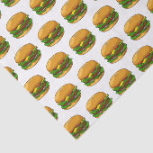 Papier Mousseline Illustration de Hamburger (Détail)