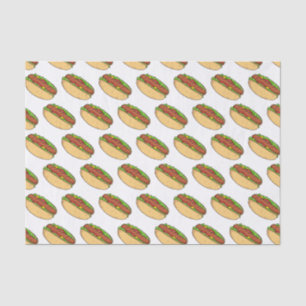 Papier Mousseline Illustration de Hot dog