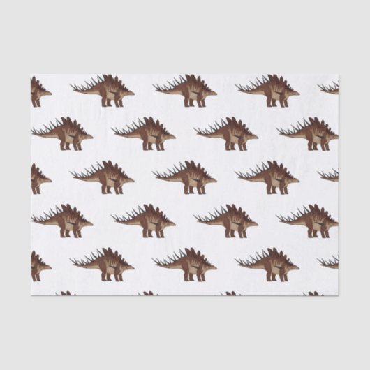 Papier Mousseline Illustration de Kentrosaurus (Recto)