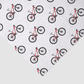 Papier Mousseline Illustration de la bande dessinée de vélo (Détail)