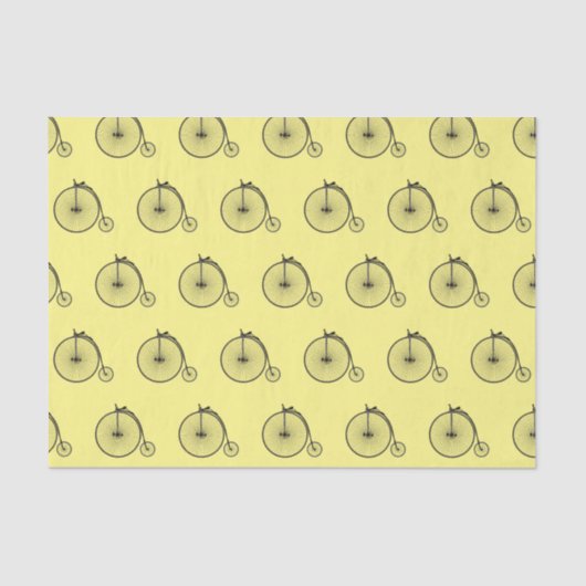 Papier Mousseline Illustration de la bande dessinée de vélo à grande (Recto)