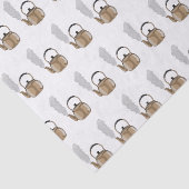 Papier Mousseline Illustration de la bouilloire à thé ou à thé (Détail)