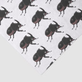 Papier Mousseline Illustration de la caricature du dendroctone du rh (Détail)