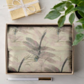 Papier Mousseline Illustration de la couleur des libellules (Cadeau)