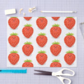 Papier Mousseline Illustration de la fraise Cute kawaii (Artisanat)