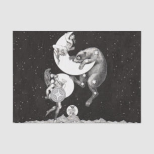 Papier Mousseline Illustration de la nuit du dieu de l'univers du ci