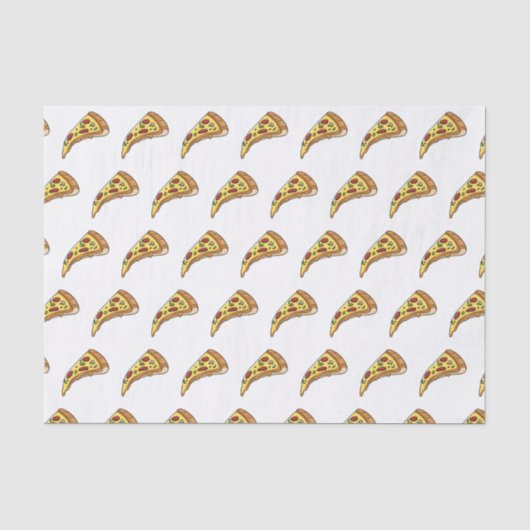 Papier Mousseline Illustration de la pizza (Recto)