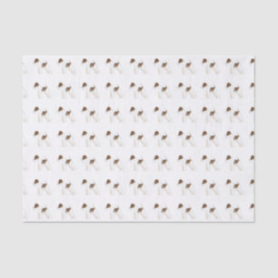 Papier Mousseline Illustration de la race de chien de Terrier Fox de