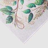 Papier Mousseline Illustration de la vigne verte moderne (Détail)