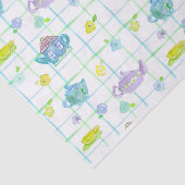 Papier Mousseline Illustration de l'aquarelle Teapot House (Détail)