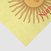 Papier Mousseline Illustration de l'art face soleil Thunder_Cove (Détail)