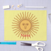 Papier Mousseline Illustration de l'art face soleil Thunder_Cove (Artisanat)