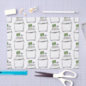 Papier Mousseline Illustration de lave-linge mignonne (Artisanat)