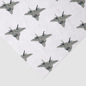 Papier Mousseline Illustration de l'avion de chasse (Détail)