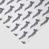 Papier Mousseline Illustration de l'avion de chasse (Détail)