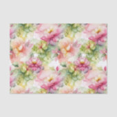 Papier Mousseline Illustration de l'encre d'alcool pastel Flower Gra (Recto)